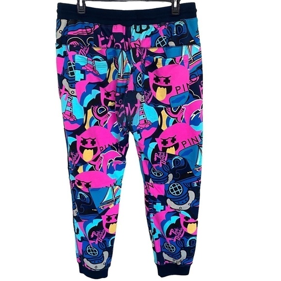 Pink Dolphin RARE Printed Jogger Sweatpants, Size 42 (US X-Large) - Picture 2 of 12